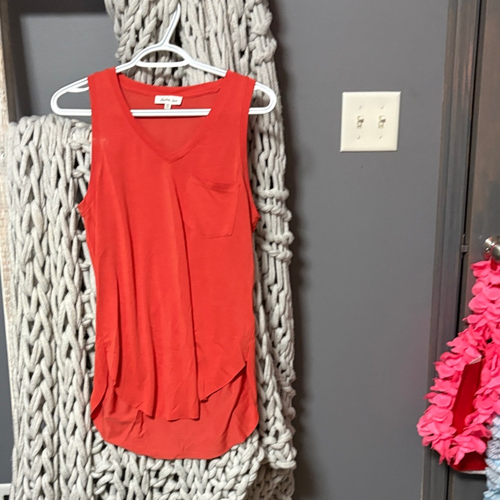 Another Love Vibrant Red Tank Top